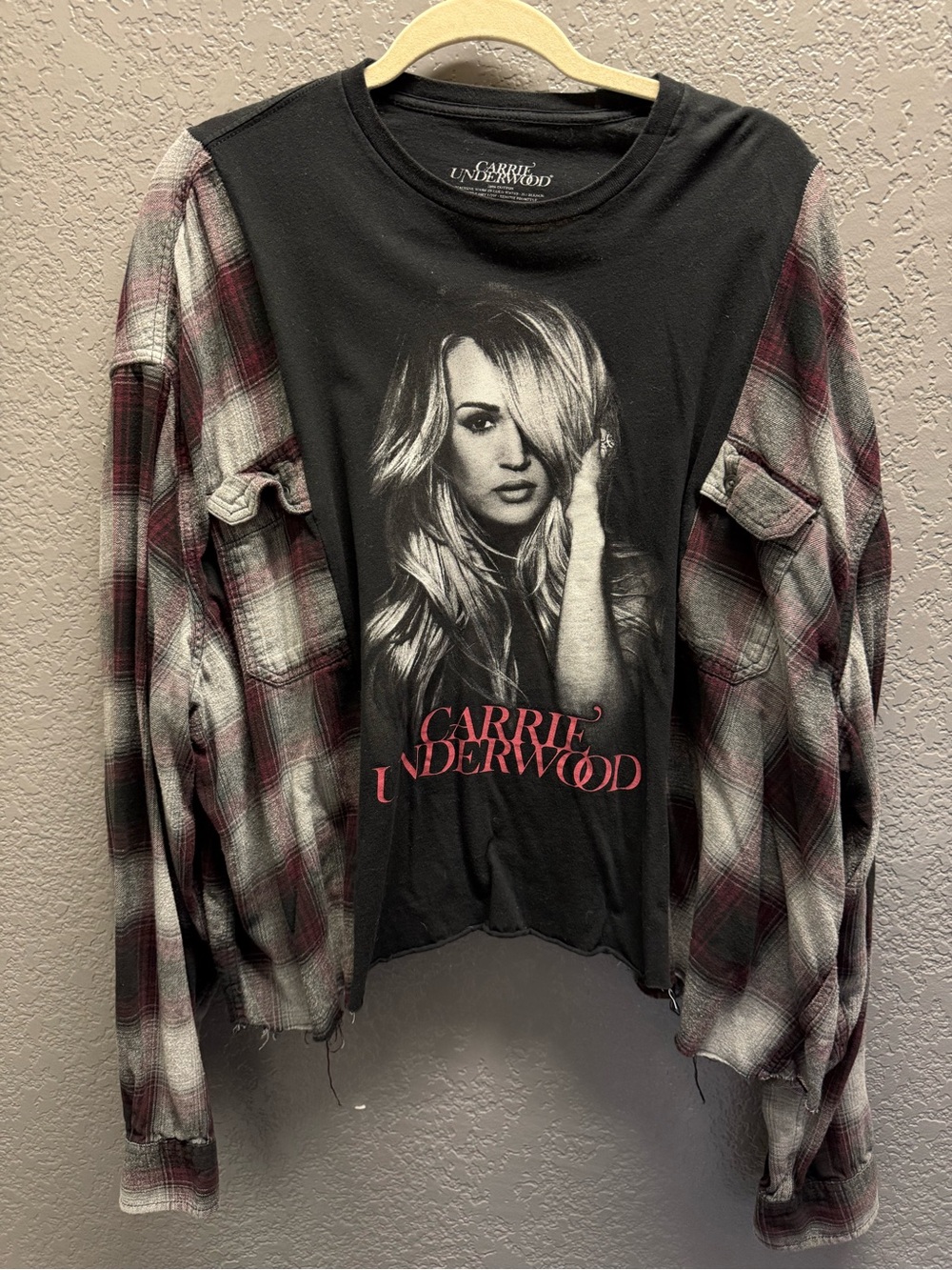Carrie Underwood Women's Upcycle Flannel Top